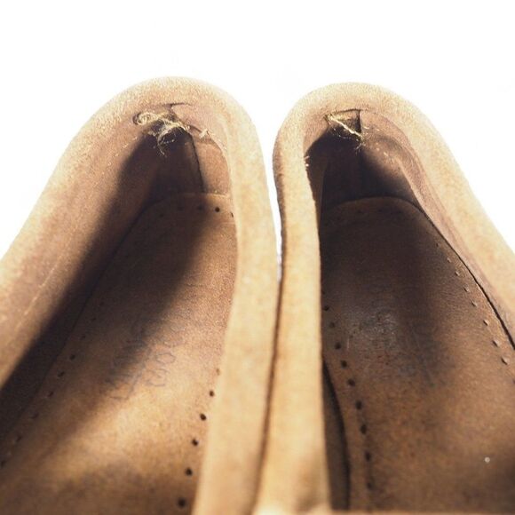 Minnetonka "Peace" Suede Slip-on Moccasins Brown Women's 7 - Picture 11 of 11